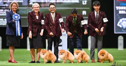 Tauro Kennel team at bologna world dog show 2026