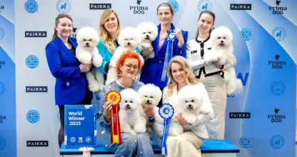 Tauro Kennel team world dog shoe Helsinki 2025